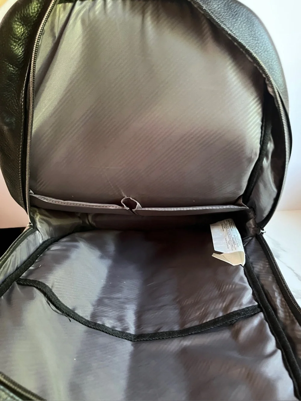Samsonite Classic Leather Backpack, Carry-On Travel Bag,